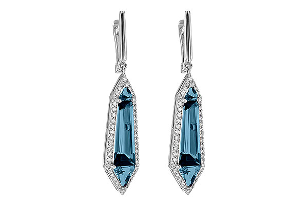 M217-84921: EARR 5.25 LONDON BLUE TOPAZ 5.67 TGW