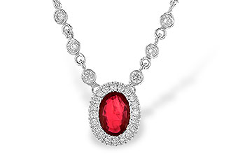 M217-88558: NECK .70 RUBY .94 TGW (17")