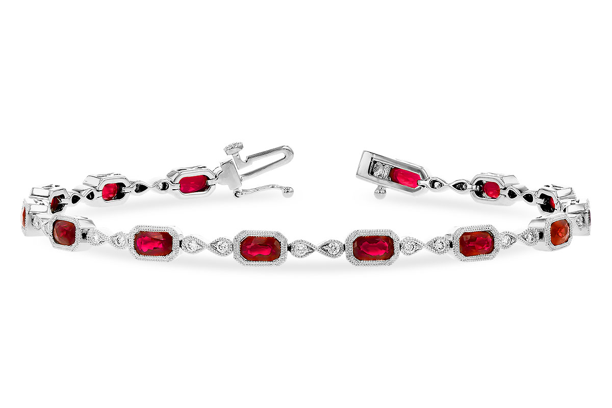 M300-57712: BRACELET 4.50 RUBY 4.82 TGW