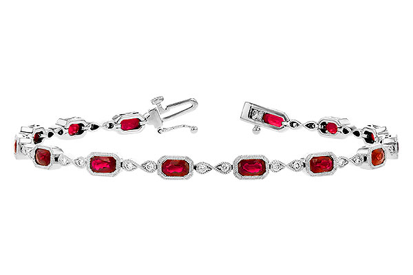 M300-57712: BRACELET 4.50 RUBY 4.82 TGW