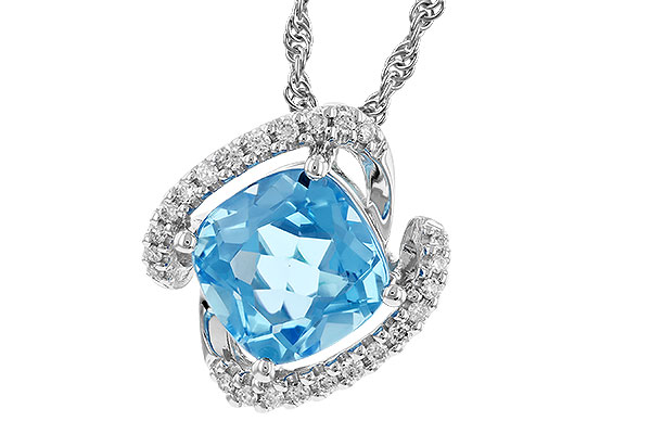 M301-49512: NECK 2.61 BLUE TOPAZ 2.72 TGW