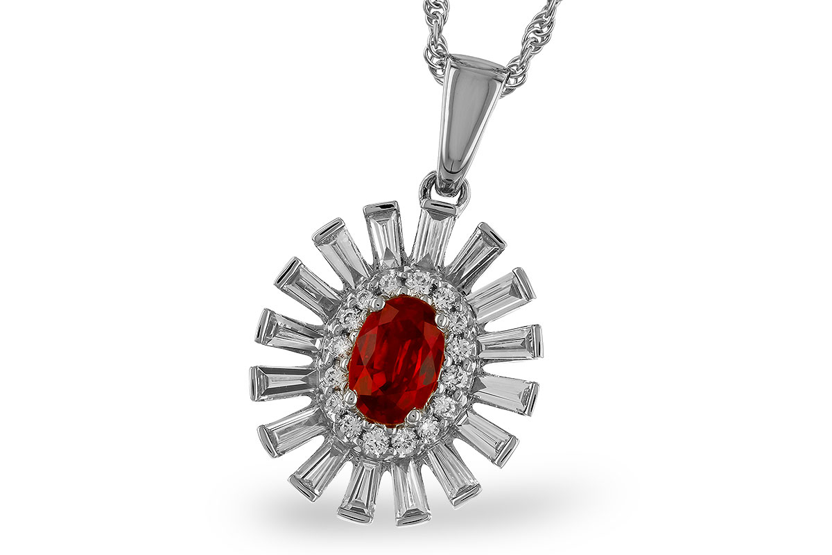 M301-53121: NECK .58 RUBY TW 1.10 TGW (6x4MM RUBY)