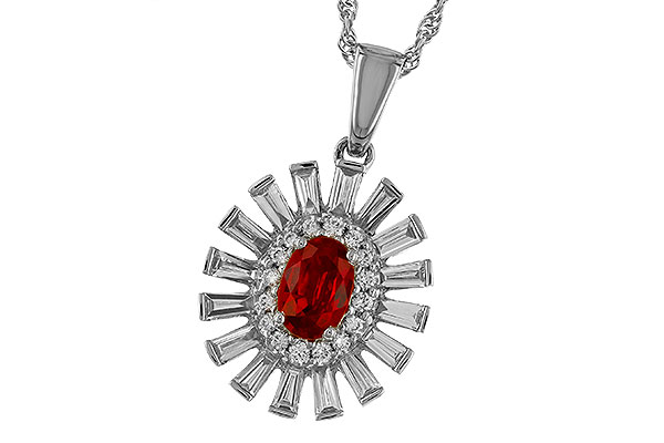 M301-53121: NECK .58 RUBY TW 1.10 TGW (6x4MM RUBY)