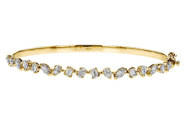 M301-53167: BANGLE 1.70 TW FANCY CUT DIAS