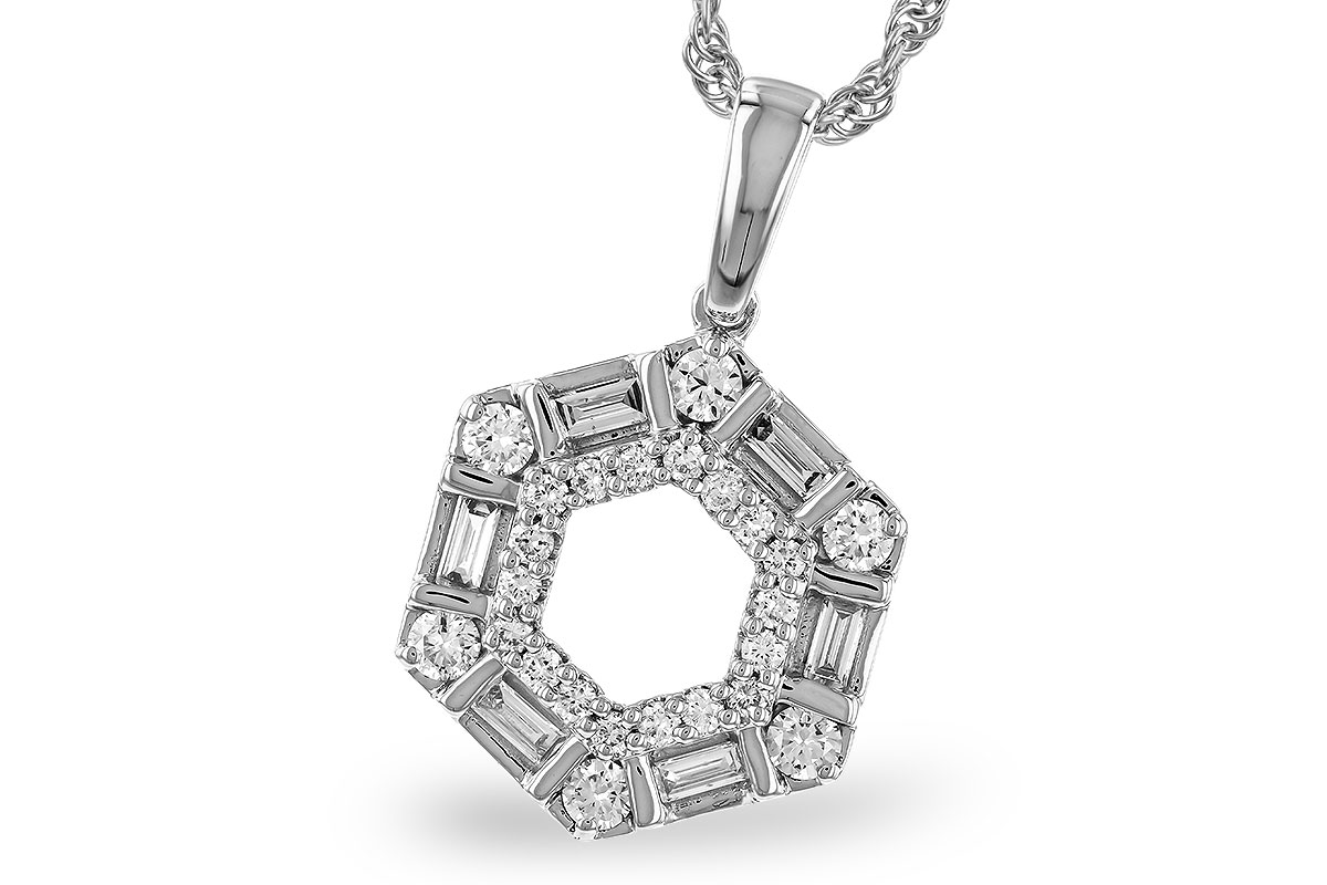 M302-37658: NECKLACE .14 TW BAG .50 TW