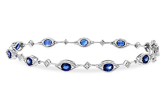 M302-37712: BRACELET 2.31 SAPPHIRE 2.50 TGW (7")