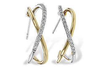 M302-38621: EARRINGS .50 TW