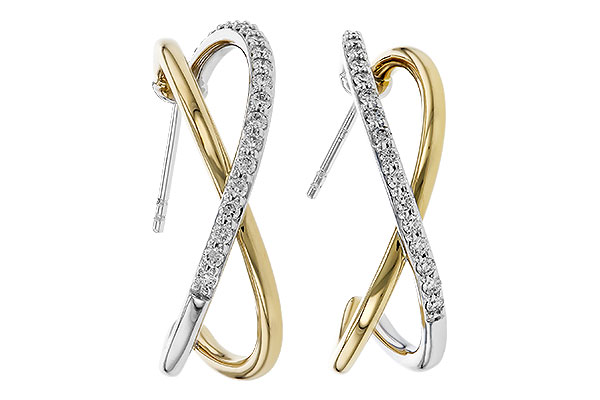 M302-38621: EARRINGS .50 TW