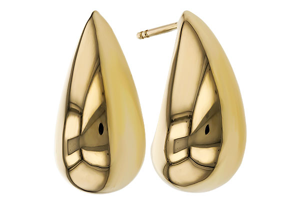 M302-42221: GOLD EARRINGS (20MM)