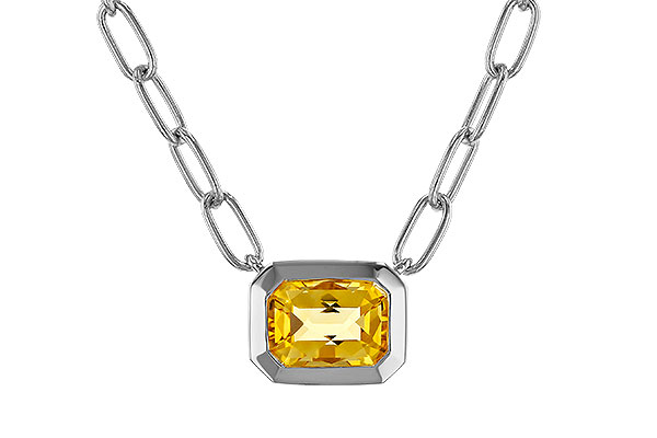 M302-42249: NECKLACE .86 CITRINE (18")