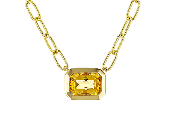 M302-42249: NECKLACE .86 CITRINE (18")