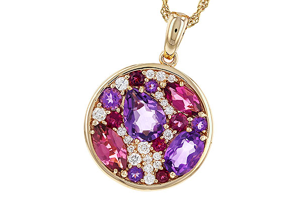 M302-43176: NECK 1.83 TW SEMI-PRECIOUS (P.TOUR, AMY) 2.00 TGW