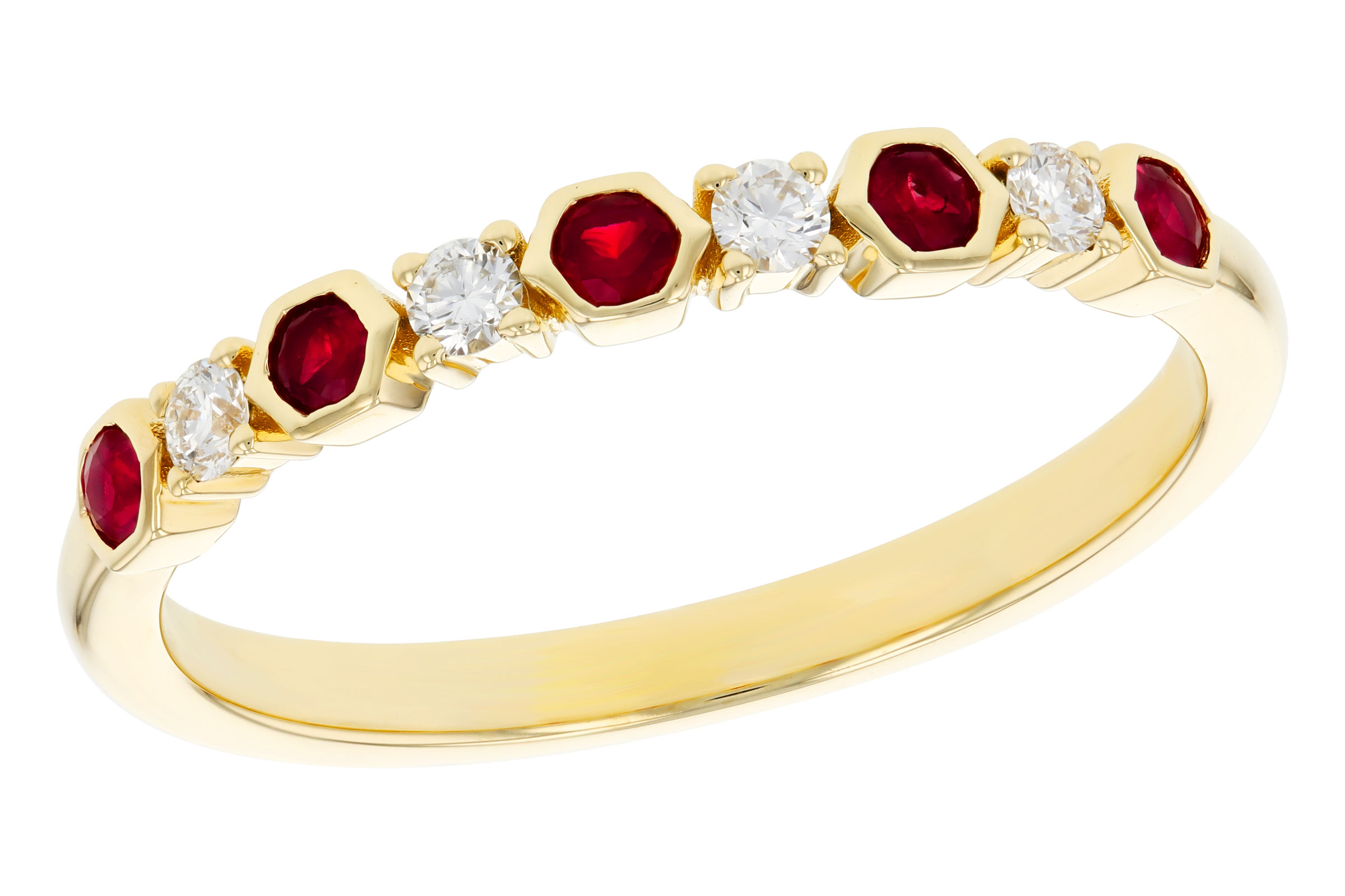 M303-30403: LDS WED RG .14 TW RUBY .24 TGW